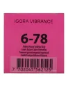 Schwarzkopf Igora Vibrance 6-78 - Rubio Oscuro Cobrizo Rojo 60 ml